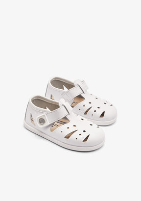 TECNOBABY ZAPATOS / SANDALIAS / TIRAS Baby´s White Dots Respectful Mary Janes