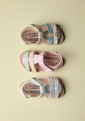 TECNOBABY ZAPATOS / SANDALIAS / TIRAS Beige / Multi Champion Respectful Sandals