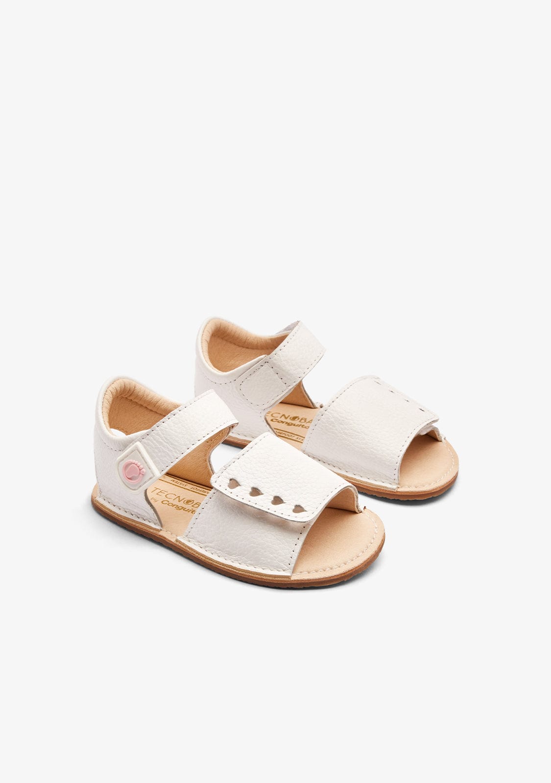 TECNOBABY ZAPATOS / SANDALIAS / TIRAS White Respectful Strip Sandals