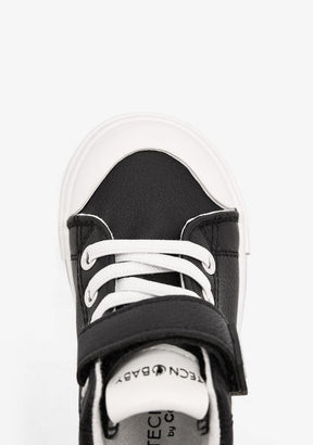 TECNOBABY ZAPATOS / SNEAKERS / BASKET Black Respectful High Strap Sneakers