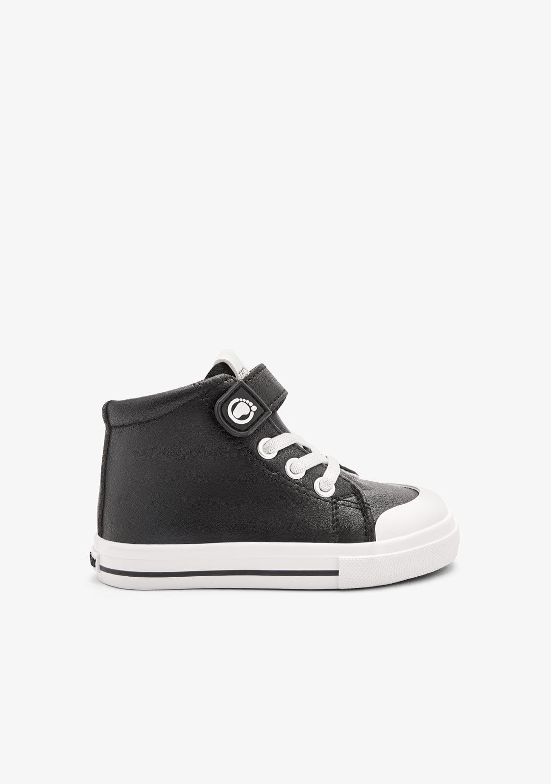 TECNOBABY ZAPATOS / SNEAKERS / BASKET Black Respectful High Strap Sneakers