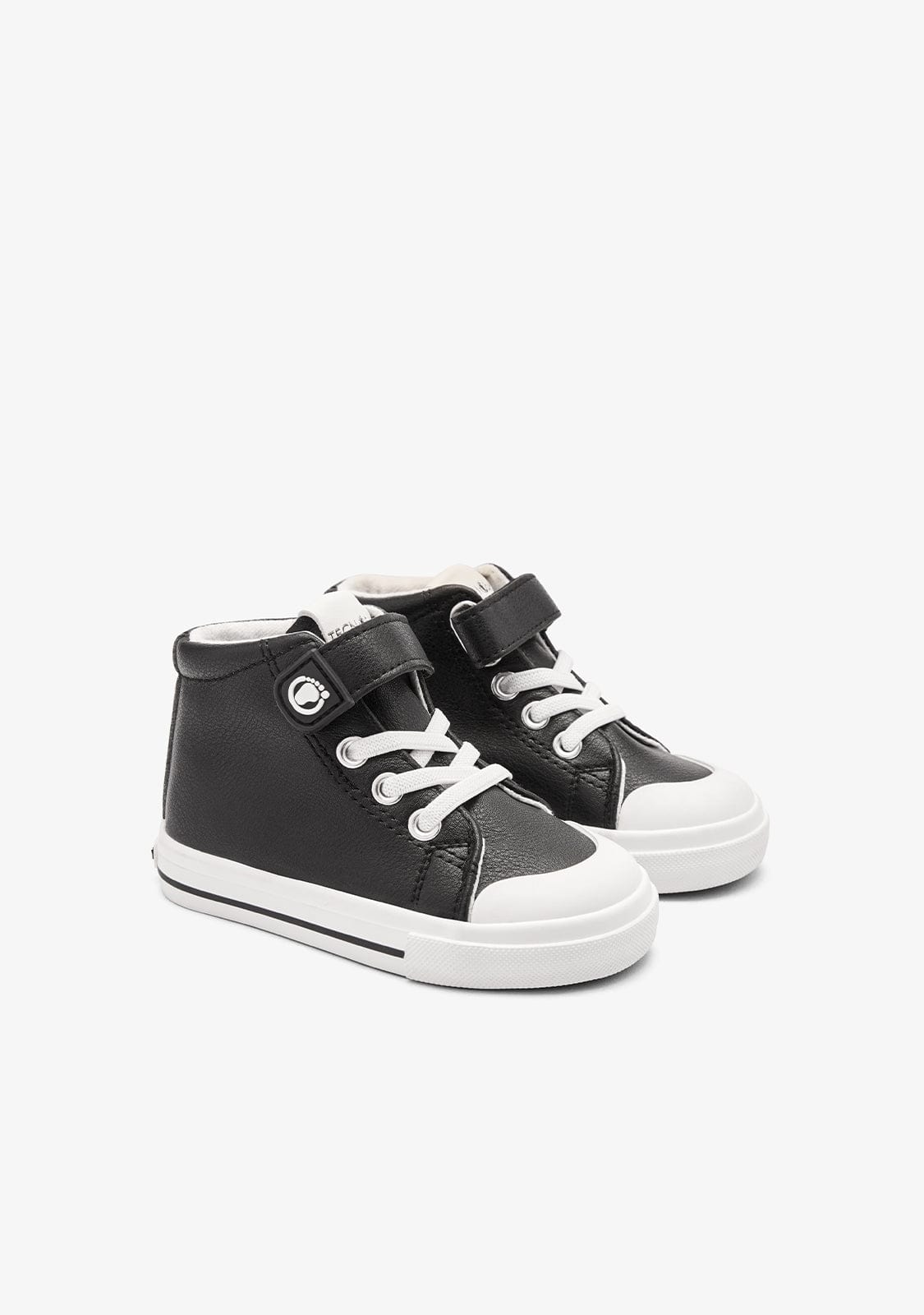 TECNOBABY ZAPATOS / SNEAKERS / BASKET Black Respectful High Strap Sneakers