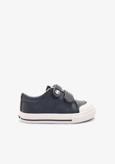TECNOBABY ZAPATOS / SNEAKERS / BASKET Navy Respectful Low Double Strap Sneakers