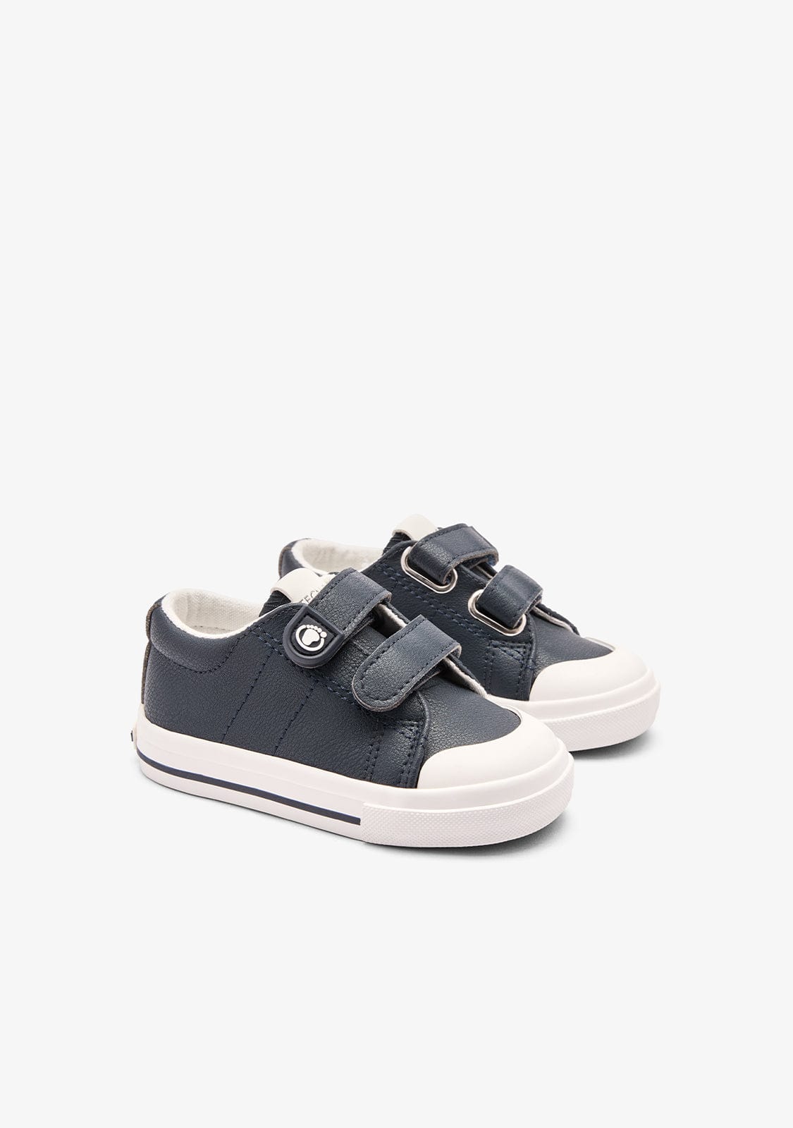 TECNOBABY ZAPATOS / SNEAKERS / BASKET Navy Respectful Low Double Strap Sneakers