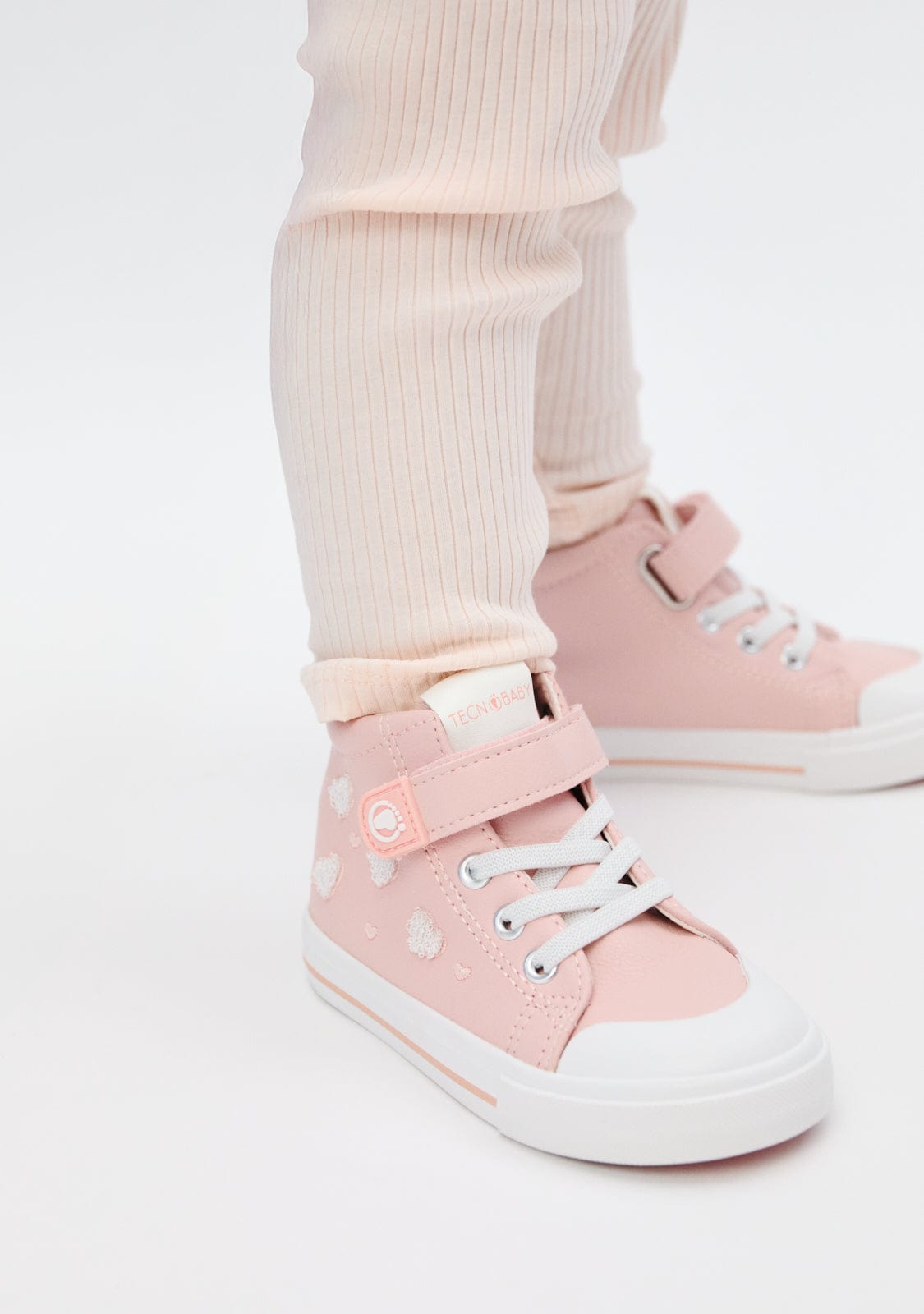 TECNOBABY ZAPATOS / SNEAKERS / BASKET Pink Respectful Heart High Sneakers
