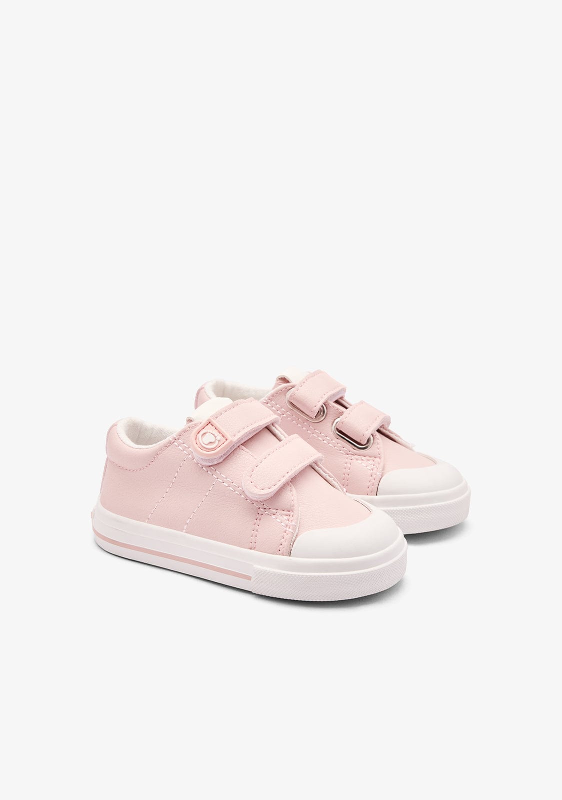 TECNOBABY ZAPATOS / SNEAKERS / BASKET Pink Respectful Low Double Strap Sneakers