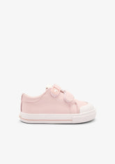TECNOBABY ZAPATOS / SNEAKERS / BASKET Pink Respectful Low Double Strap Sneakers