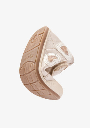 TECNOBABY ZAPATOS / SNEAKERS Beige Respectful Hearts Patent Casual Sneakers