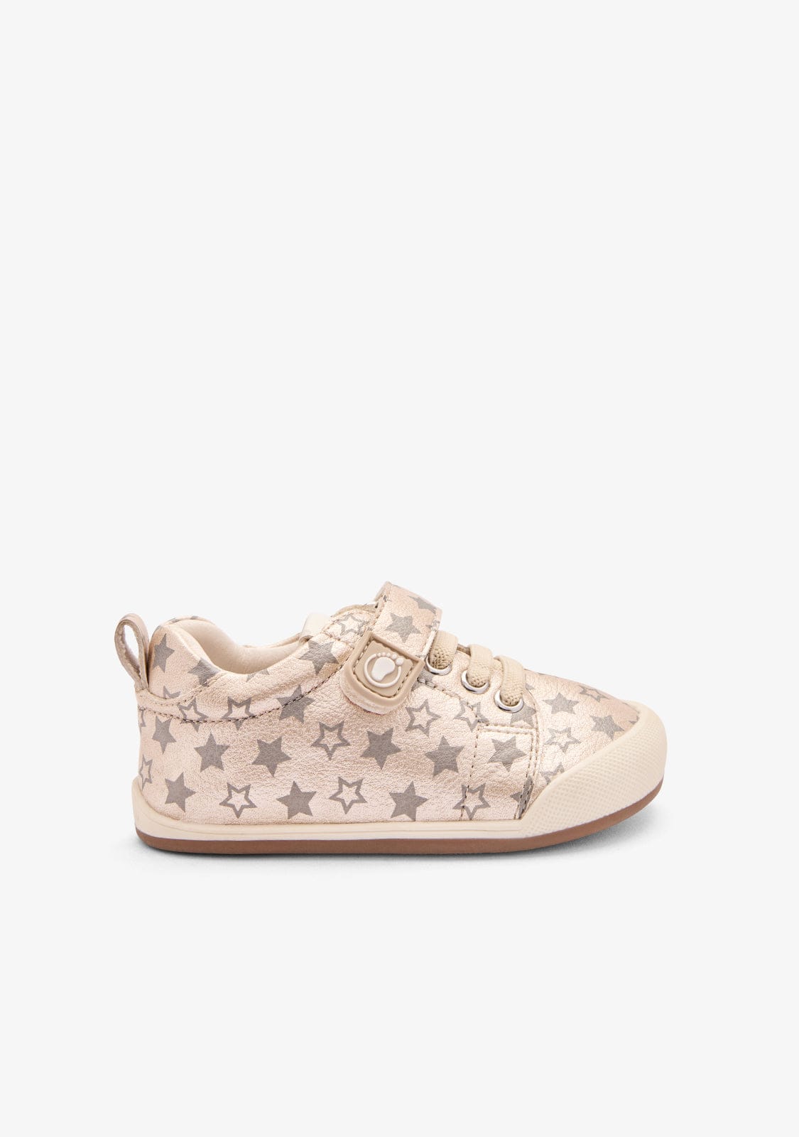 TECNOBABY ZAPATOS / SNEAKERS Gold/Grey Respectful Stars Casual Sneakers