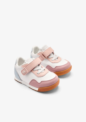 TECNOBABY ZAPATOS / SNEAKERS Multi/Pink Logo Respectful Skeakers