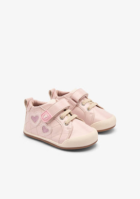TECNOBABY ZAPATOS / SNEAKERS Pink Respectful Hearts Patent Casual Sneakers