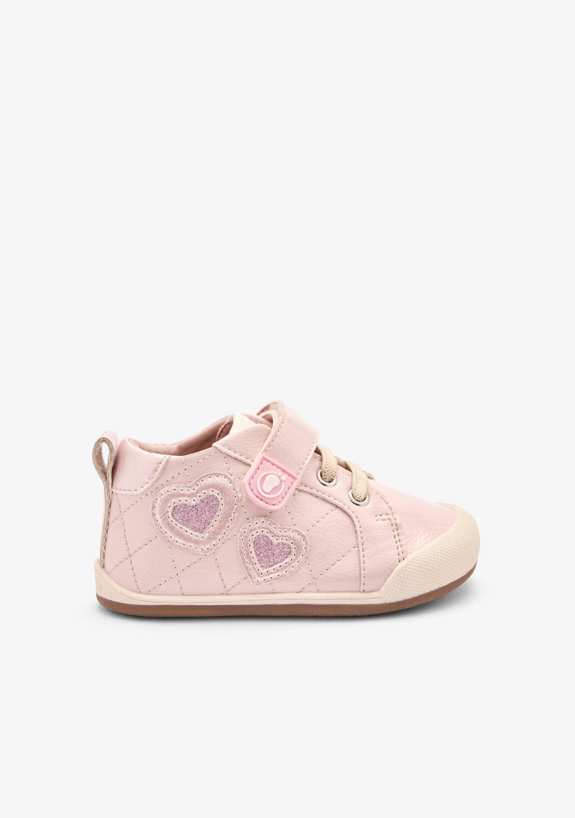 TECNOBABY ZAPATOS / SNEAKERS Pink Respectful Hearts Patent Casual Sneakers
