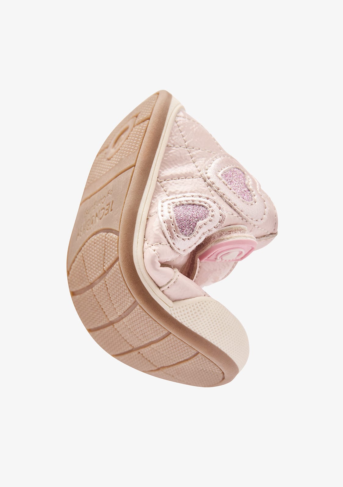 TECNOBABY ZAPATOS / SNEAKERS Pink Respectful Hearts Patent Casual Sneakers