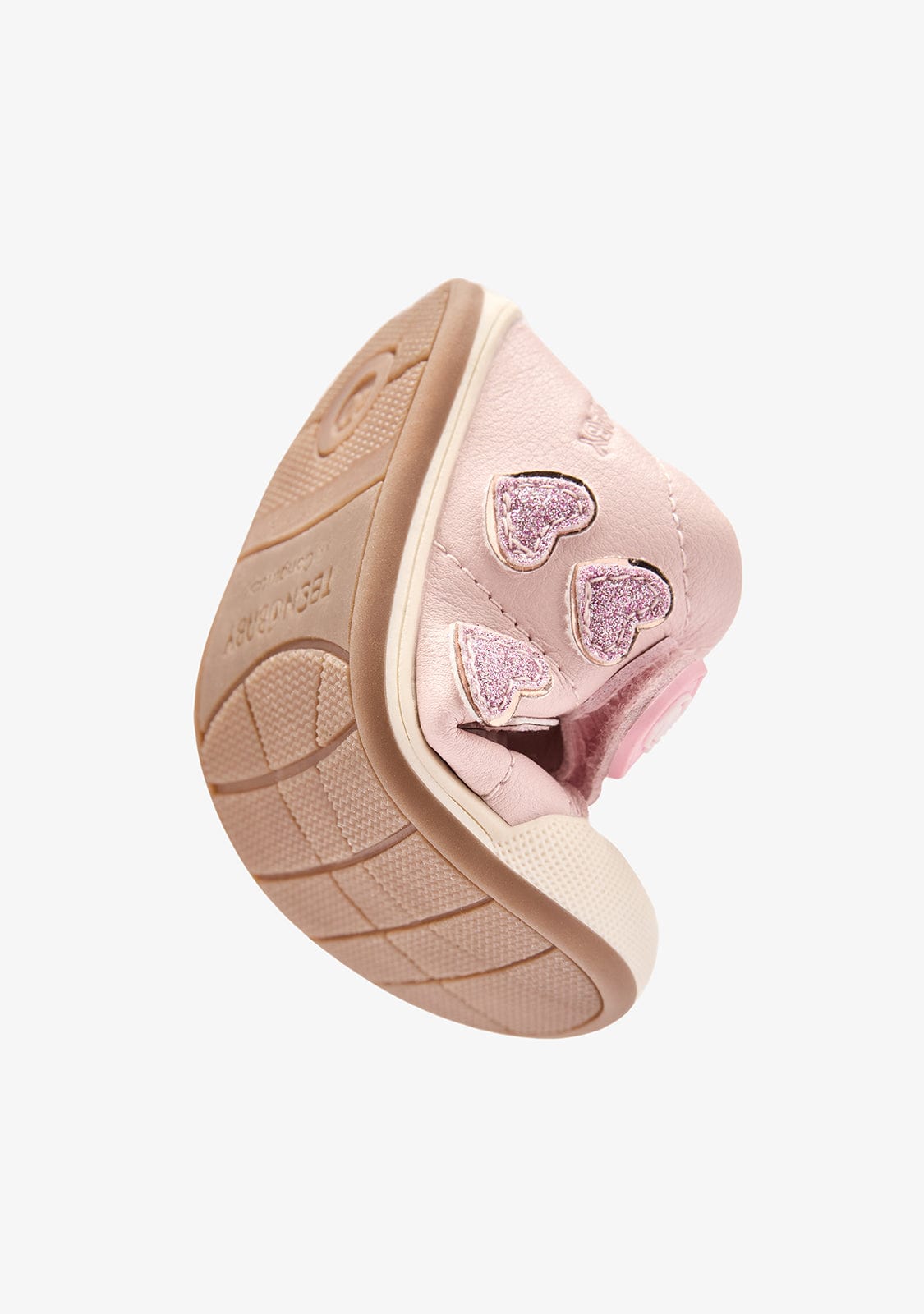 TECNOBABY ZAPATOS / SNEAKERS Pink Shiny Hearts Respectful Sneakers
